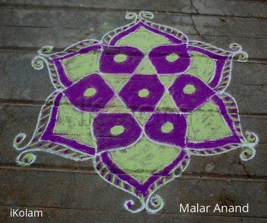 Rangoli: Navarathri rangoli 3