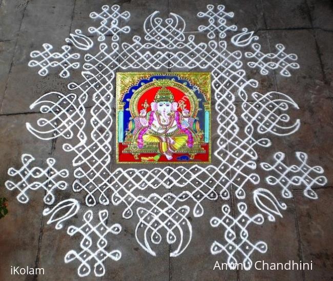 Rangoli: VINAYAGAR CHATHURTHI SPL KOLAM