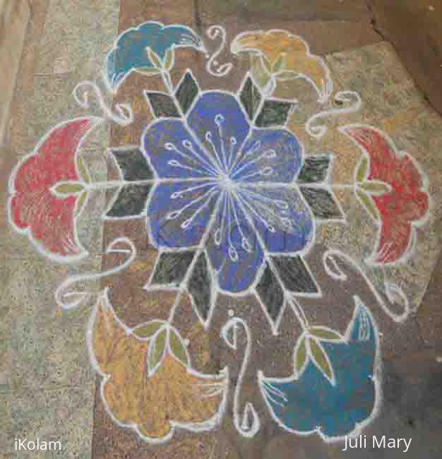 Rangoli: dotted kolam 50