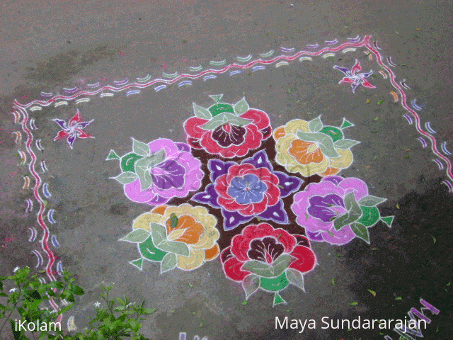 Rangoli: Floral Kolam