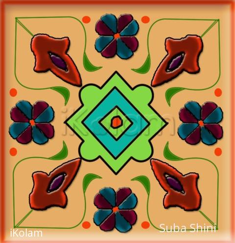 Rangoli: free hand design