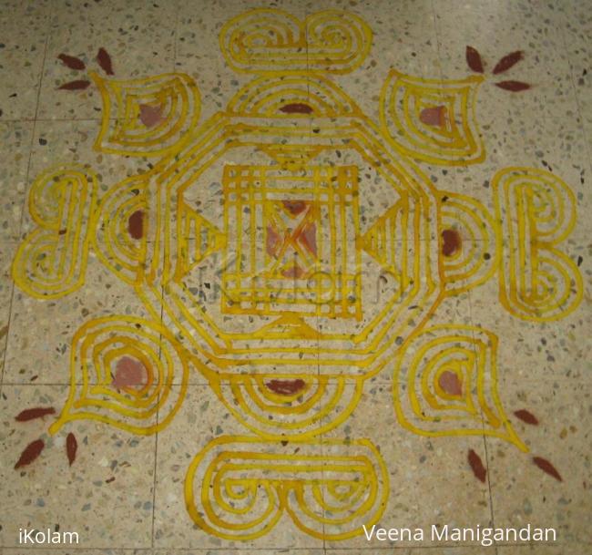 Rangoli: Navaratri Padi Kolam