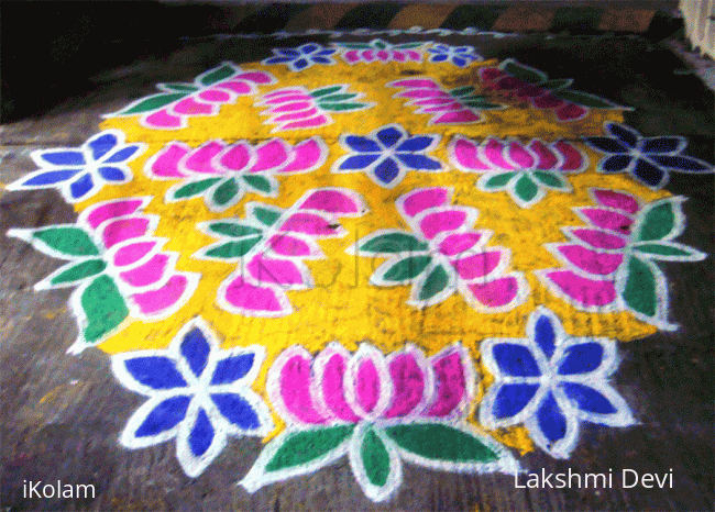 Rangoli: Lotus Rangoli