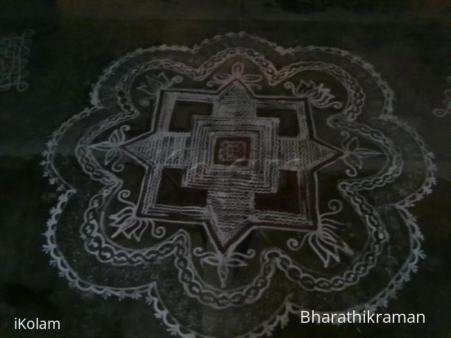 Rangoli: padi kolam3