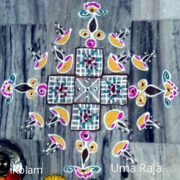 Rangoli: navaratri 7