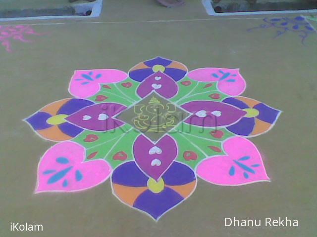 Rangoli: pongal kolam