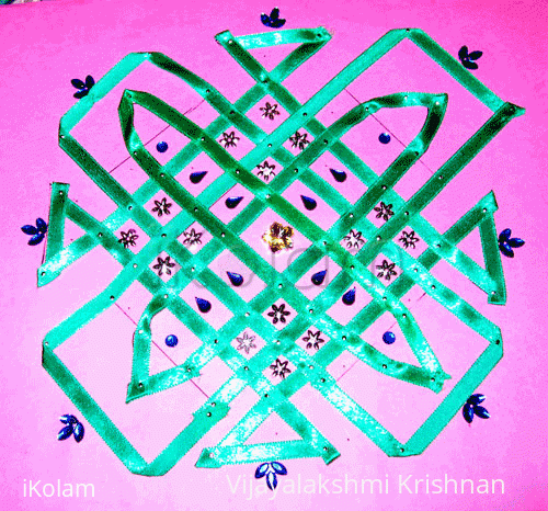 Rangoli: Ribbon Kolam