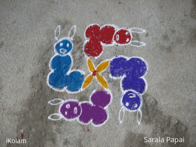 Rangoli: Rabbits