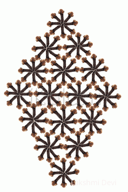 Rangoli: Cloves design