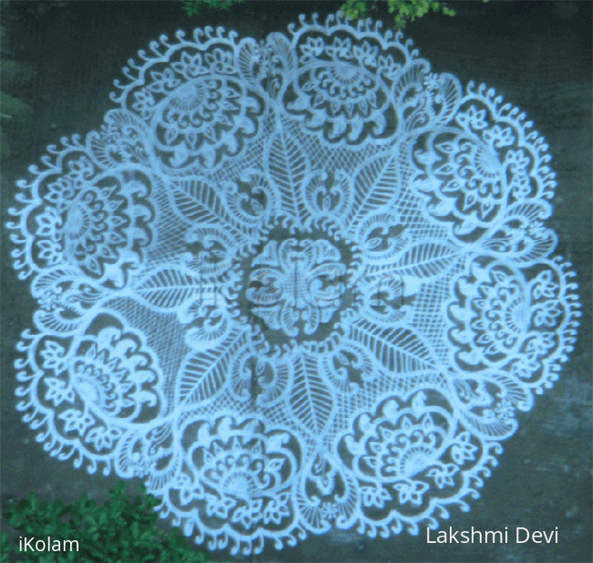 Rangoli: Embroidery & cutwork Kolam