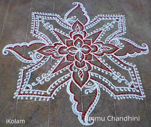 Rangoli: NAVARATHRI DAY-8-SARASWATHY PUJA KOLAM