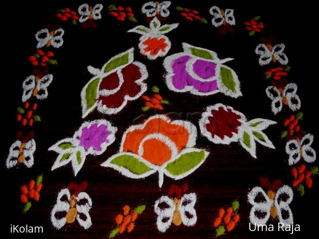 Rangoli: roses (lets get growing)