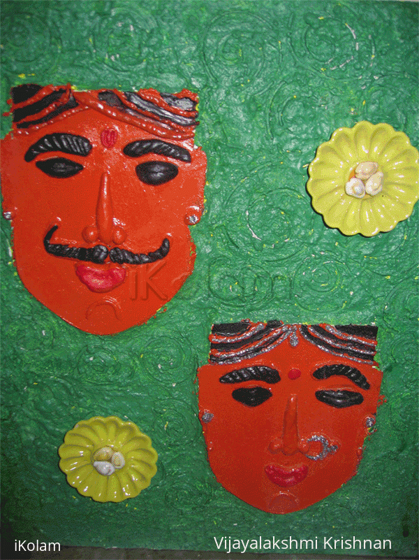 Rangoli: Smiling faces