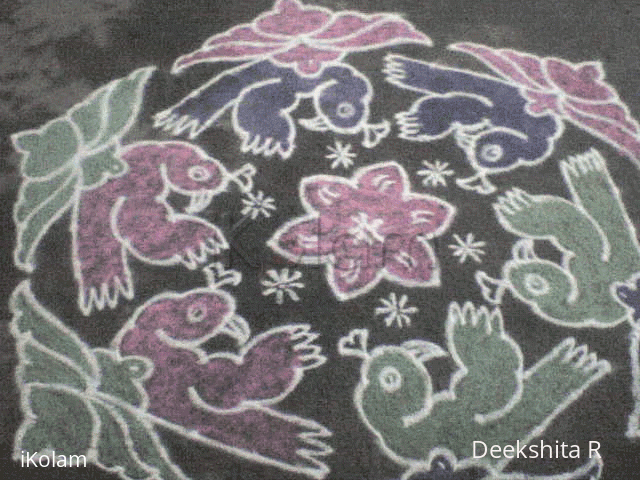 Rangoli: Bird Rangoli