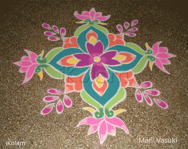 Rangoli: Apartment rangoli