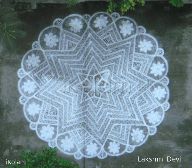 Rangoli: Designed Table cloth