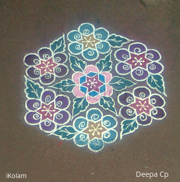 Rangoli: Margazhi Kolam - thiratchai kotthu kolam