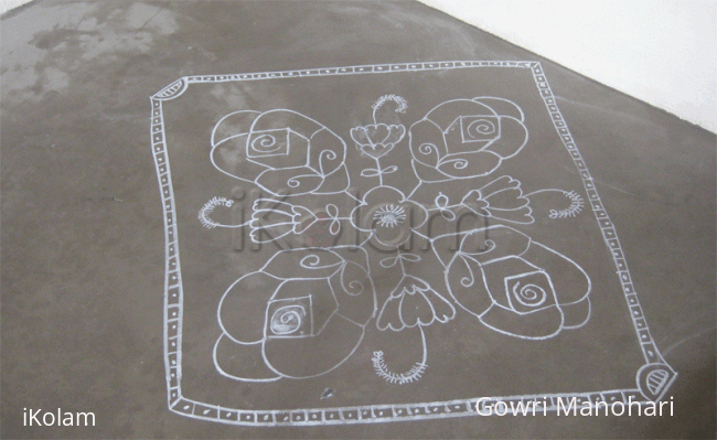 Rangoli: Chalk kolam in Singapore!!!