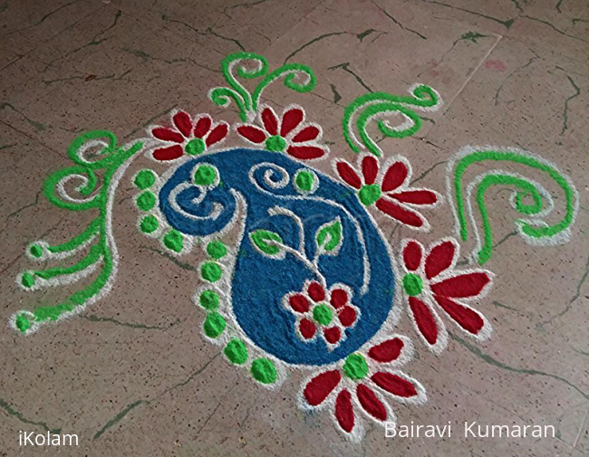 Rangoli: Navaratri day 9