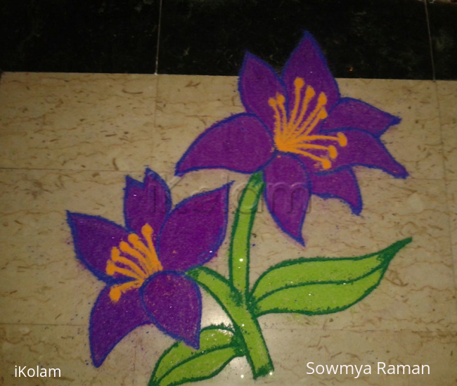 Rangoli: Navratri - Day 1