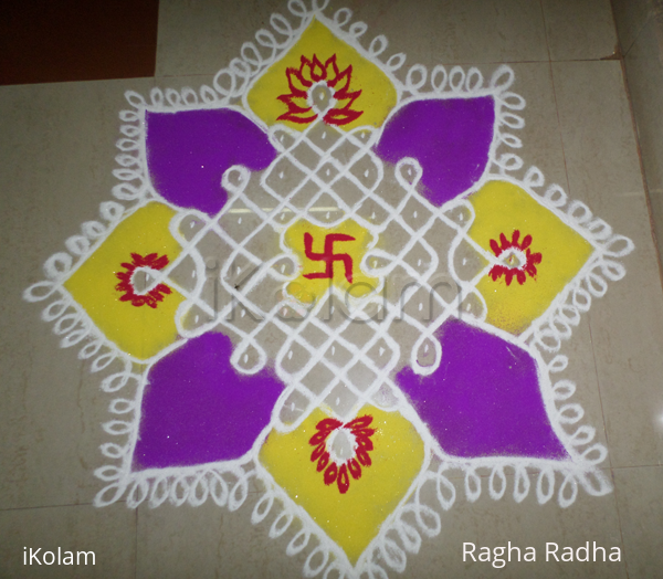 Rangoli: COLOR CHIKKU KOLAM