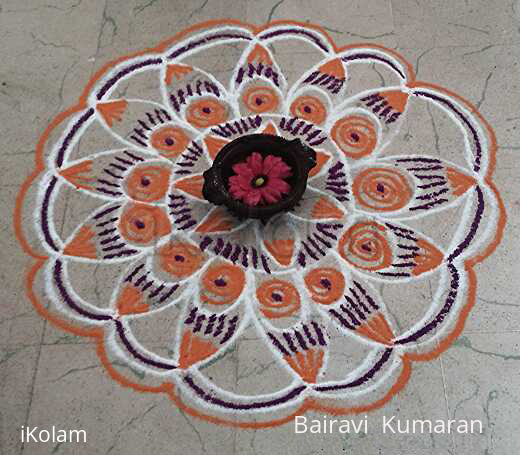 Rangoli: A simple freehand rangoli