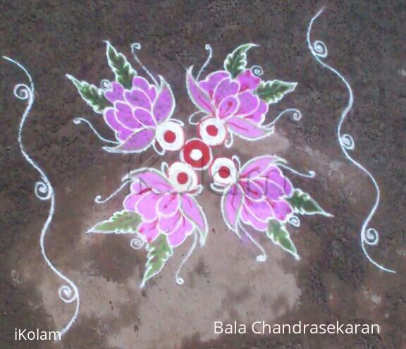 Rangoli: Freehand rangoli