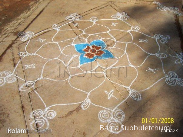 Rangoli: Freehand rangoli