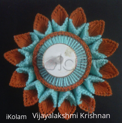 Rangoli: Canvas embroidery