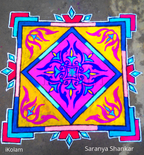 Rangoli: Carpet designed Rangoli