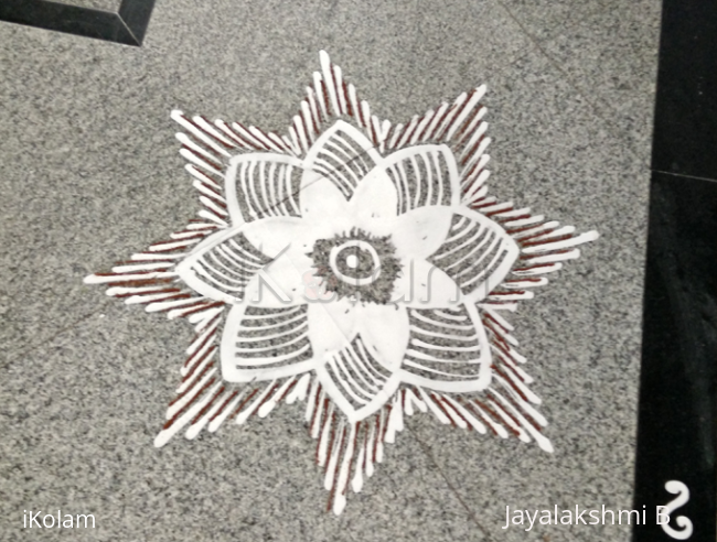 Rangoli: Blooming lotus