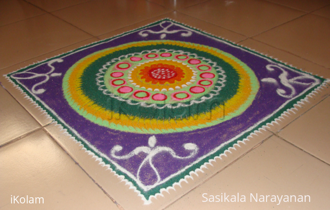 Rangoli:  rangoli for vijayadasami