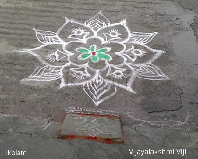 Rangoli: freehand rangoli