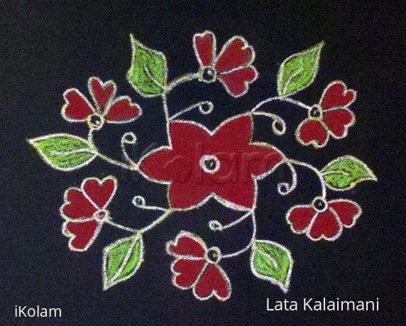 Rangoli: Flowers