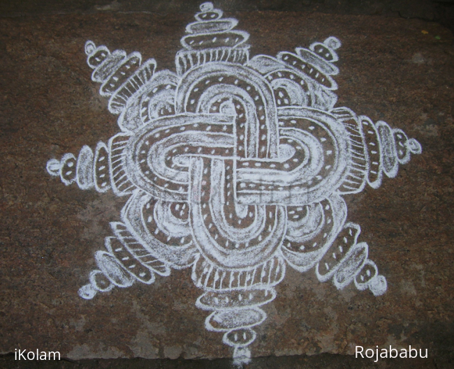 Rangoli: Freehand kolam