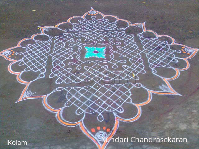 Rangoli: sundari's kolam