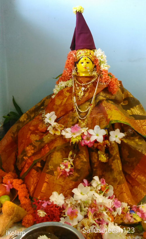 Rangoli: varalakshmi vratam- lakshmi pooja