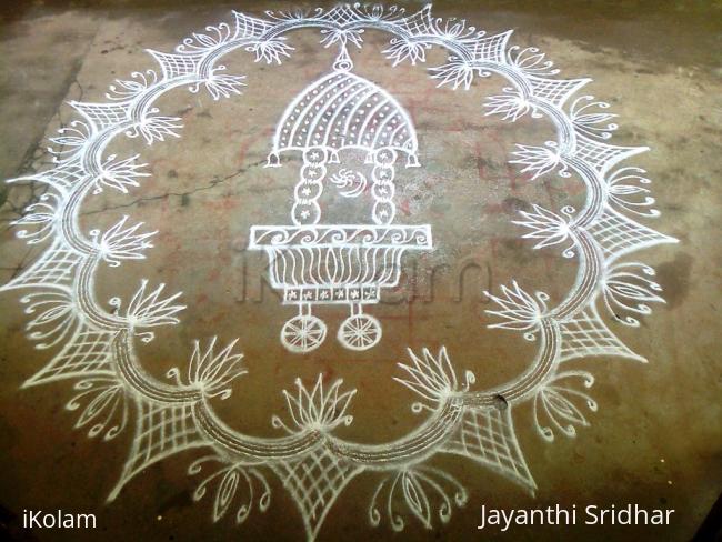 Rangoli: Rathasapthami Kolam