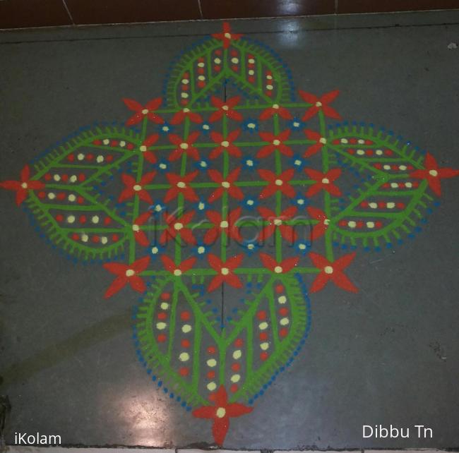 Rangoli: colourful padikolam