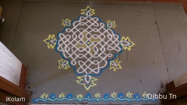 Rangoli: Margazhi Day 6 podikolam