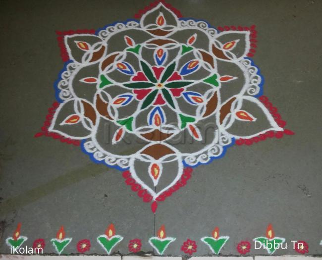 Rangoli: Margazhi Day 17 Podikolam 