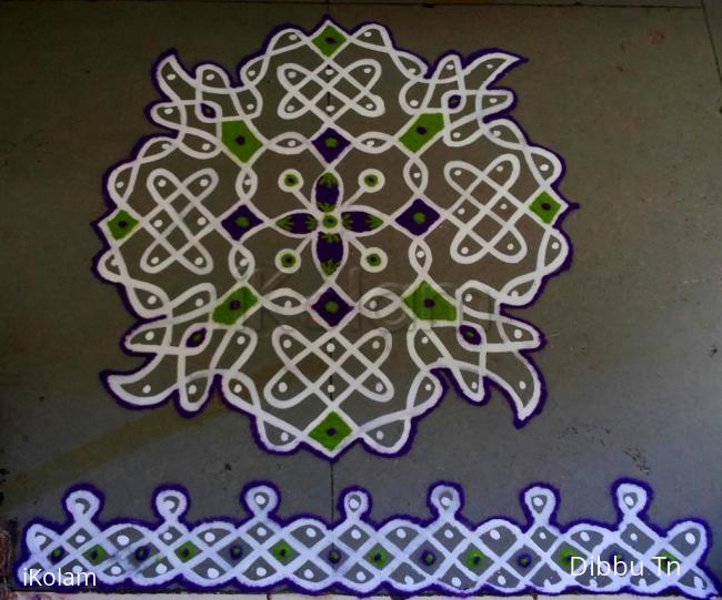 Rangoli: Chikku Kolam