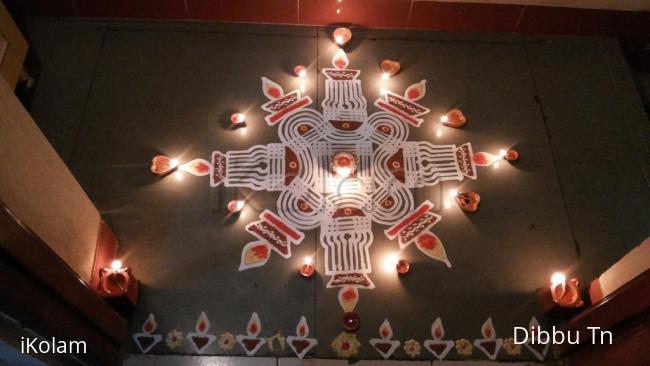 Rangoli: Happy Karthigai Deepam