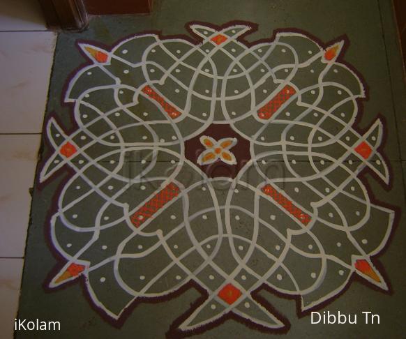 Rangoli: Chikku Kolam