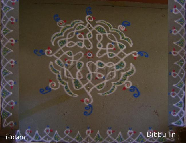 Rangoli: Birds Chikku Kolam