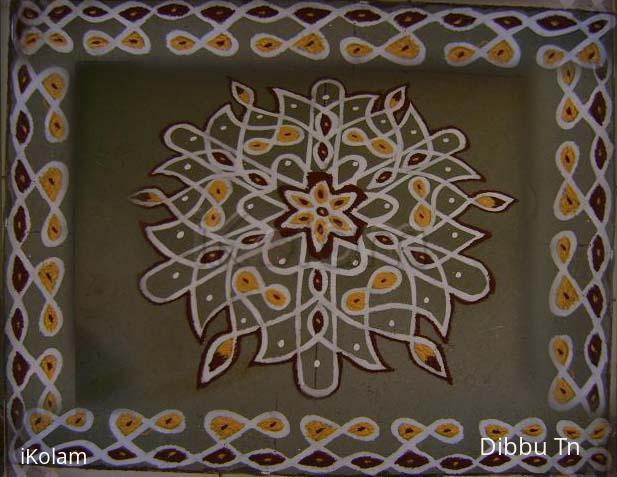 Rangoli: Chikku Kolam