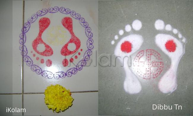 Rangoli: Krishna Padam