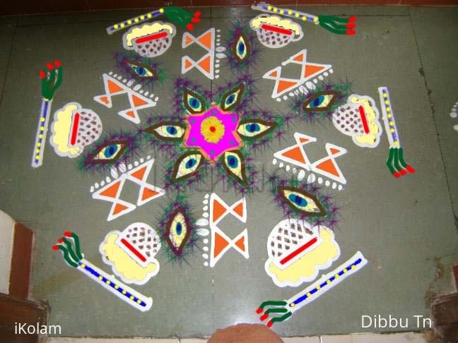 Rangoli: Krishna Jayanthi Maakolam