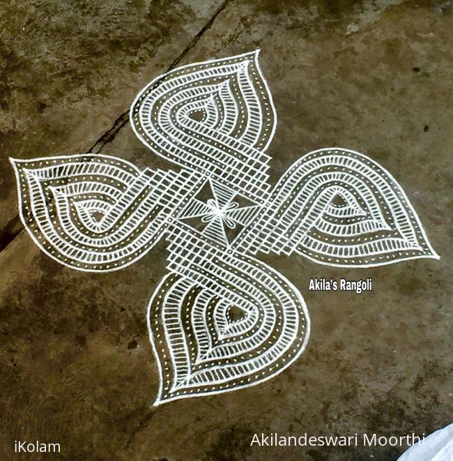 Rangoli: Birthday kolam