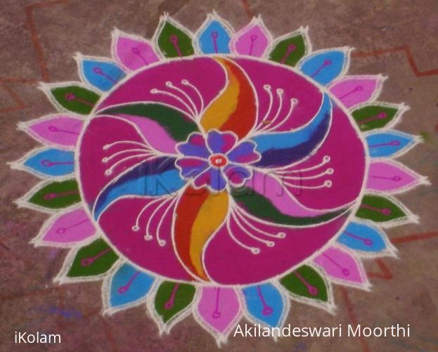 Rangoli: free hand kolam